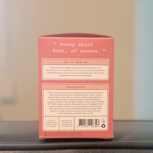 *NIB* Frank Body Perky Sculpting Body Hydrator Moisturizer Lotion - Picture 15 of 16
